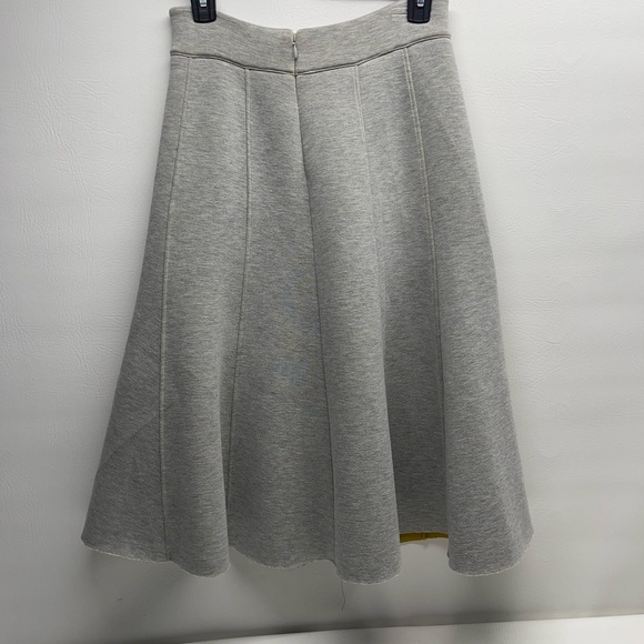 Anthropologie Maeve Gray/Yellow High A-Line Skirt - Picture 3 of 8